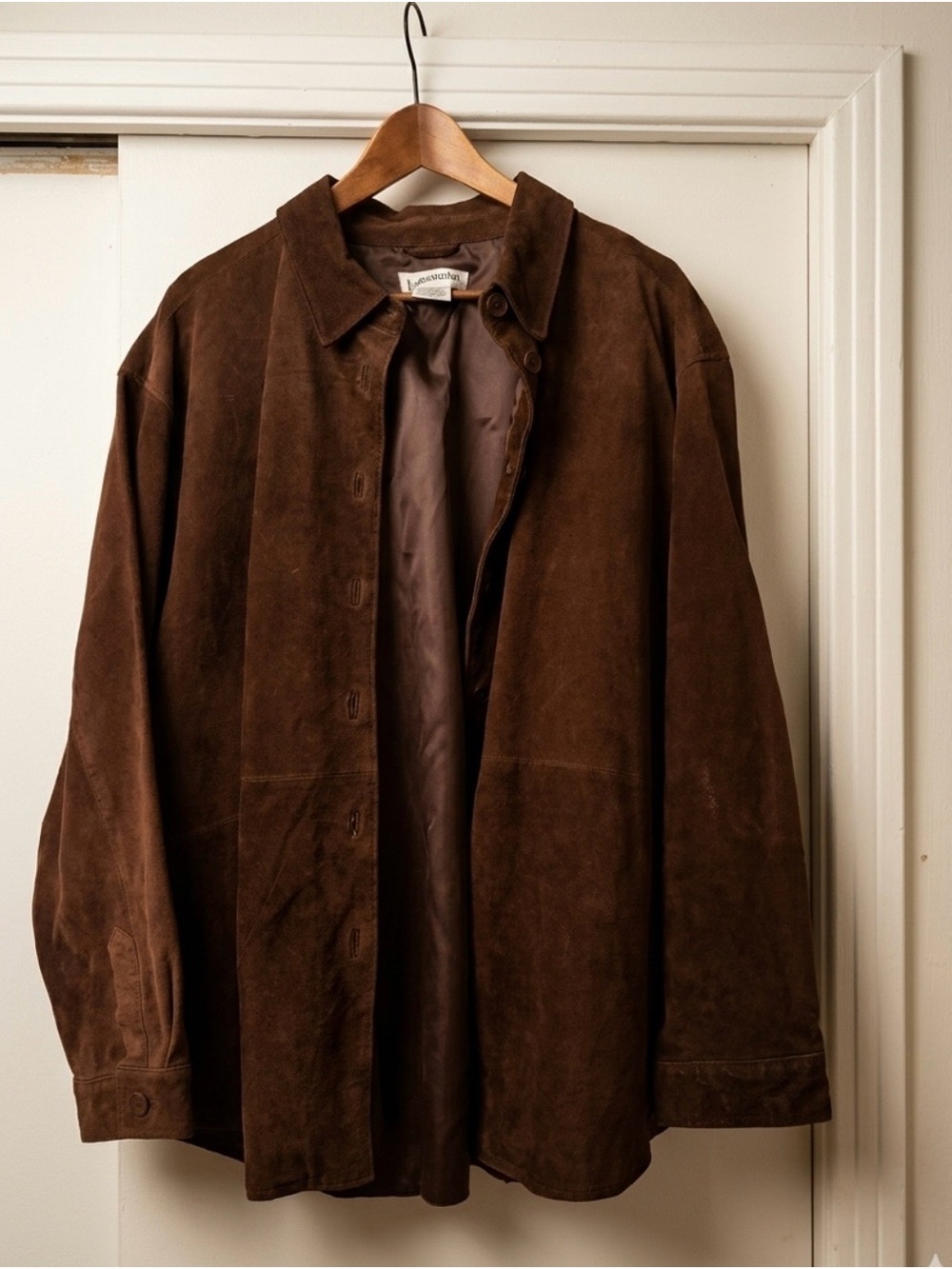 bagatelle Dark Brown Suede Shirt Jacket
